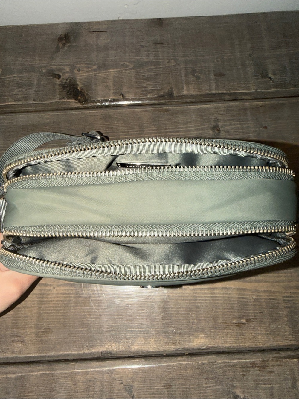 Lululemon Athletica Olive Green Camera Crossbody Bag - Picture 8 of 12